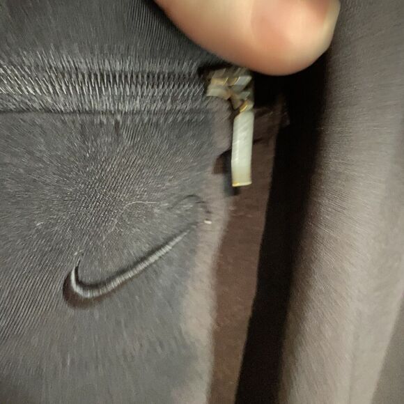 Vintage NIKE Track‎ Pants Jogger W/ Unique Back Middle Zip Sz L - Picture 8 of 8